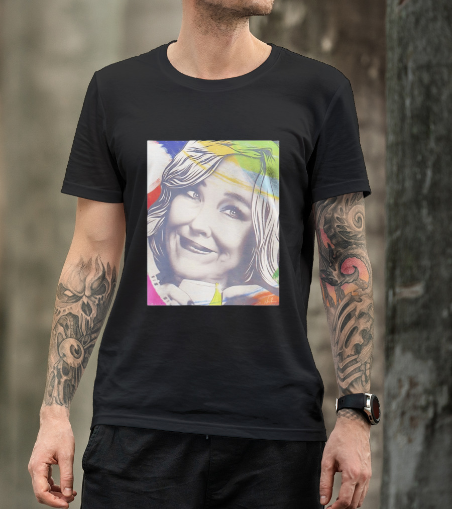 Catherine O'Hara Pop Art Style With Colorful Brushstrokes T-Shirt