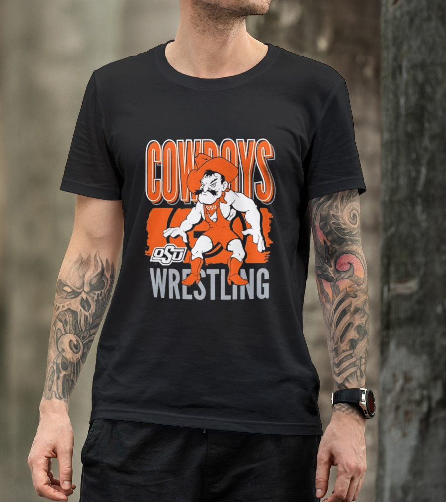 Cowboys OSU Wrestling Oklahoma State T-Shirt