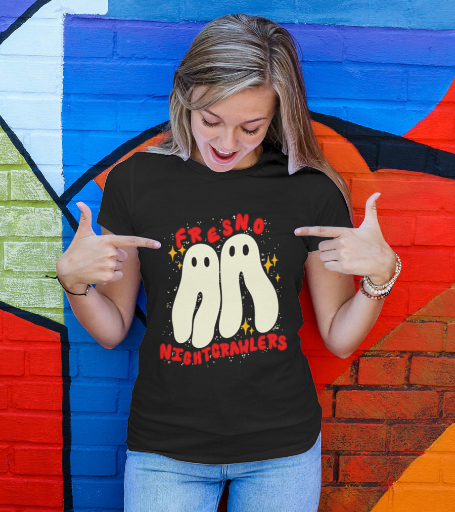 Fresno Nightcrawlers Ghost Legends Bright Starry Spirits T-Shirt