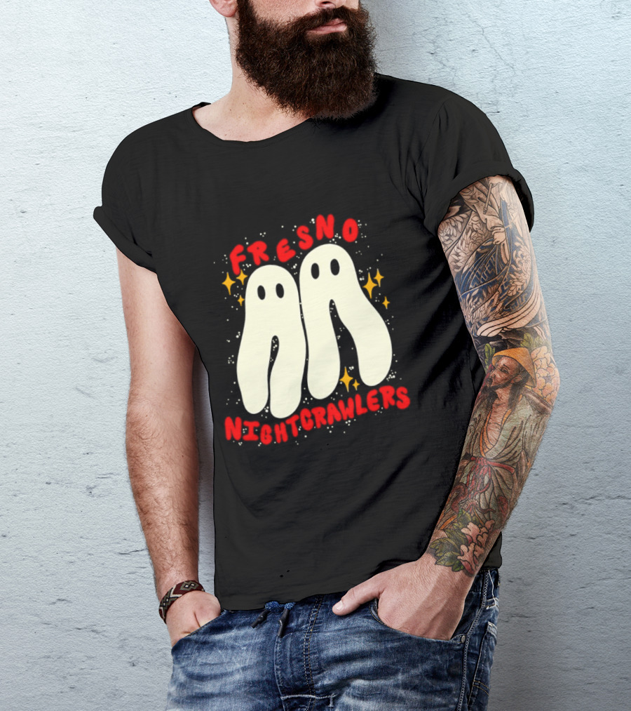 Fresno Nightcrawlers Ghost Legends Bright Starry Spirits T-Shirt