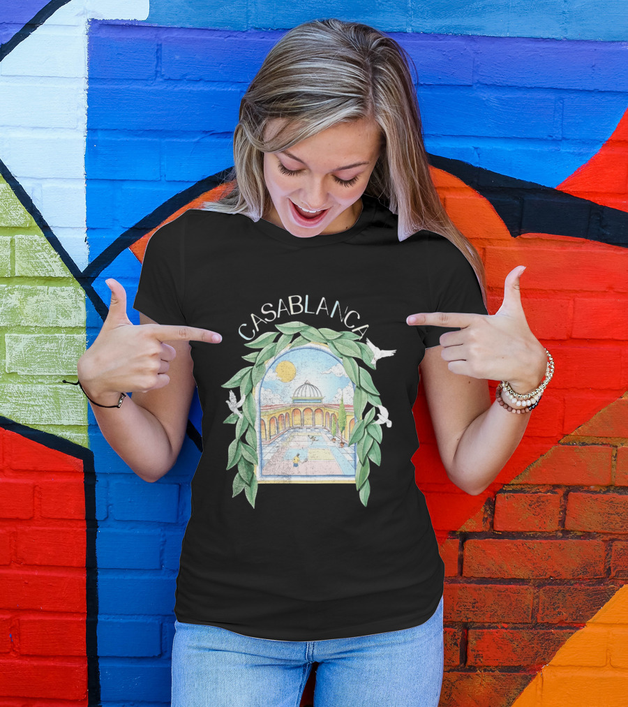 Casablanca L'Arche De Tennis Courtyard T-Shirt