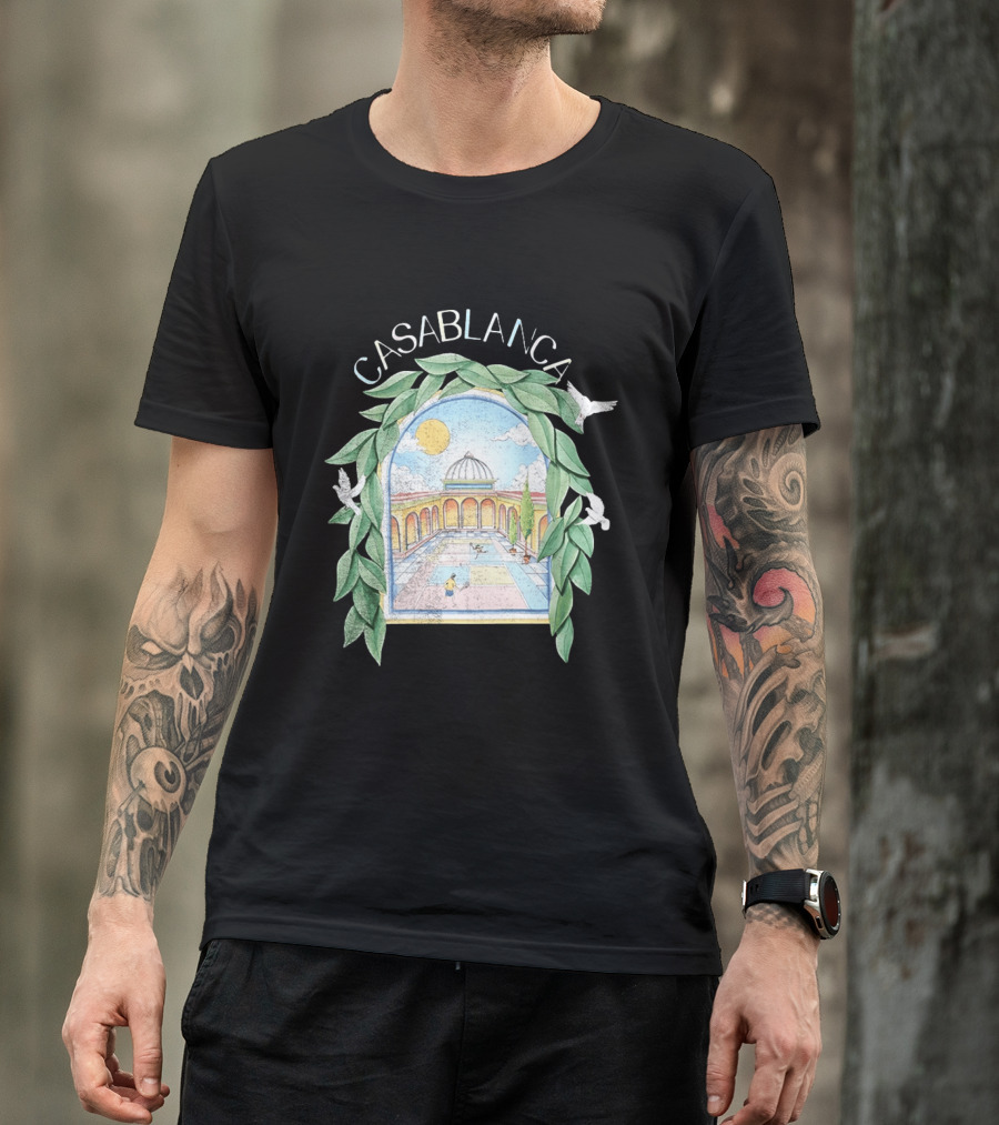 Casablanca L'Arche De Tennis Courtyard T-Shirt
