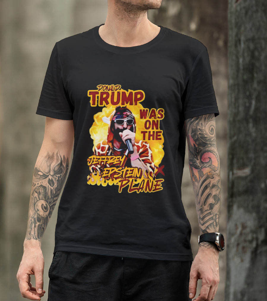 Donald Trump Was On The Jeffrey Epstein Plane Karaoke Costume T-Shirt