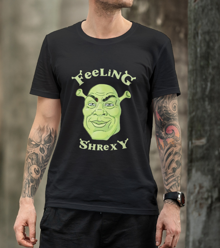 Feeling Shrexy Meme Character Face T-Shirt