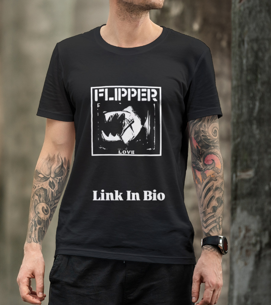 Flipper Love Link In Bio Jaws T-Shirt