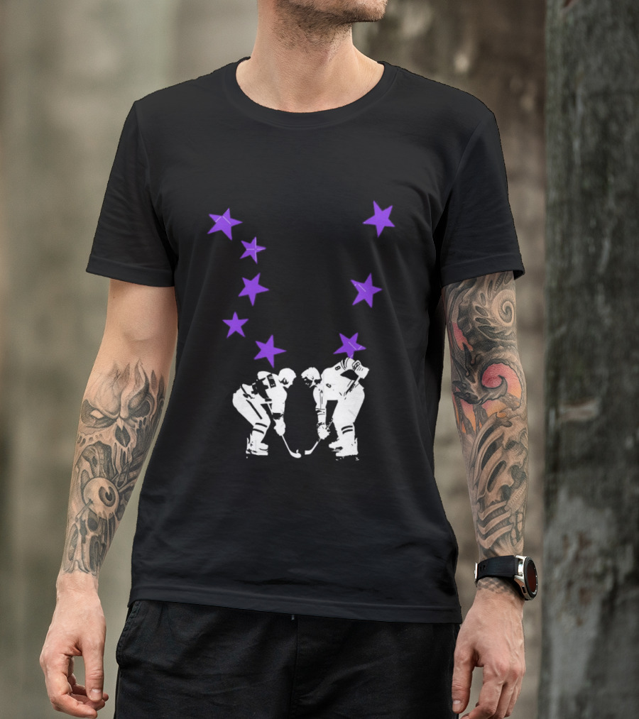 Ilya Rozanov Shane Hollander Rivalry Stars Hockey Romance Players Purple Stars T-Shirt