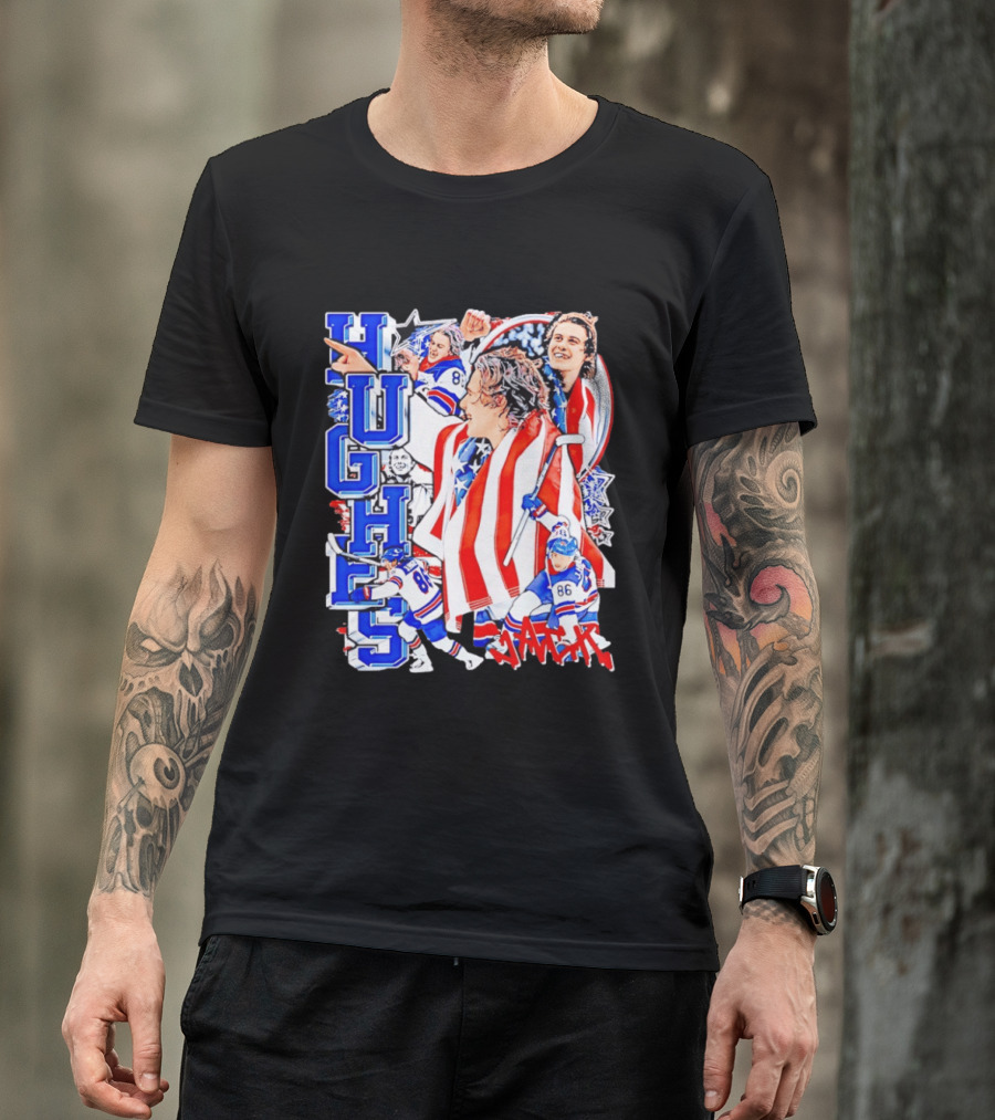 Hughes USA 86 American Hockey Pride T-Shirt