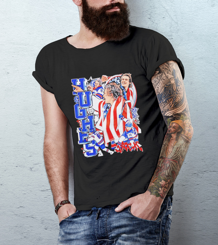 Hughes USA 86 American Hockey Pride T-Shirt