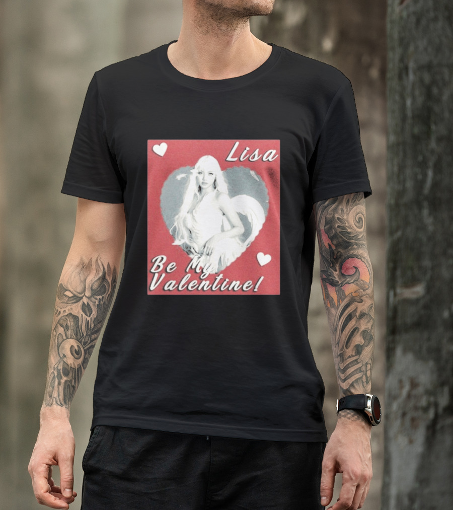 Lisa Be My Valentine Heart T-Shirt