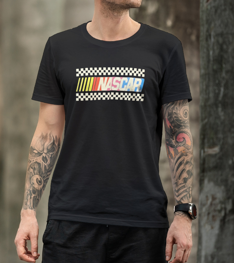 NASCAR Checkered Flag Iconic Racing T-Shirt
