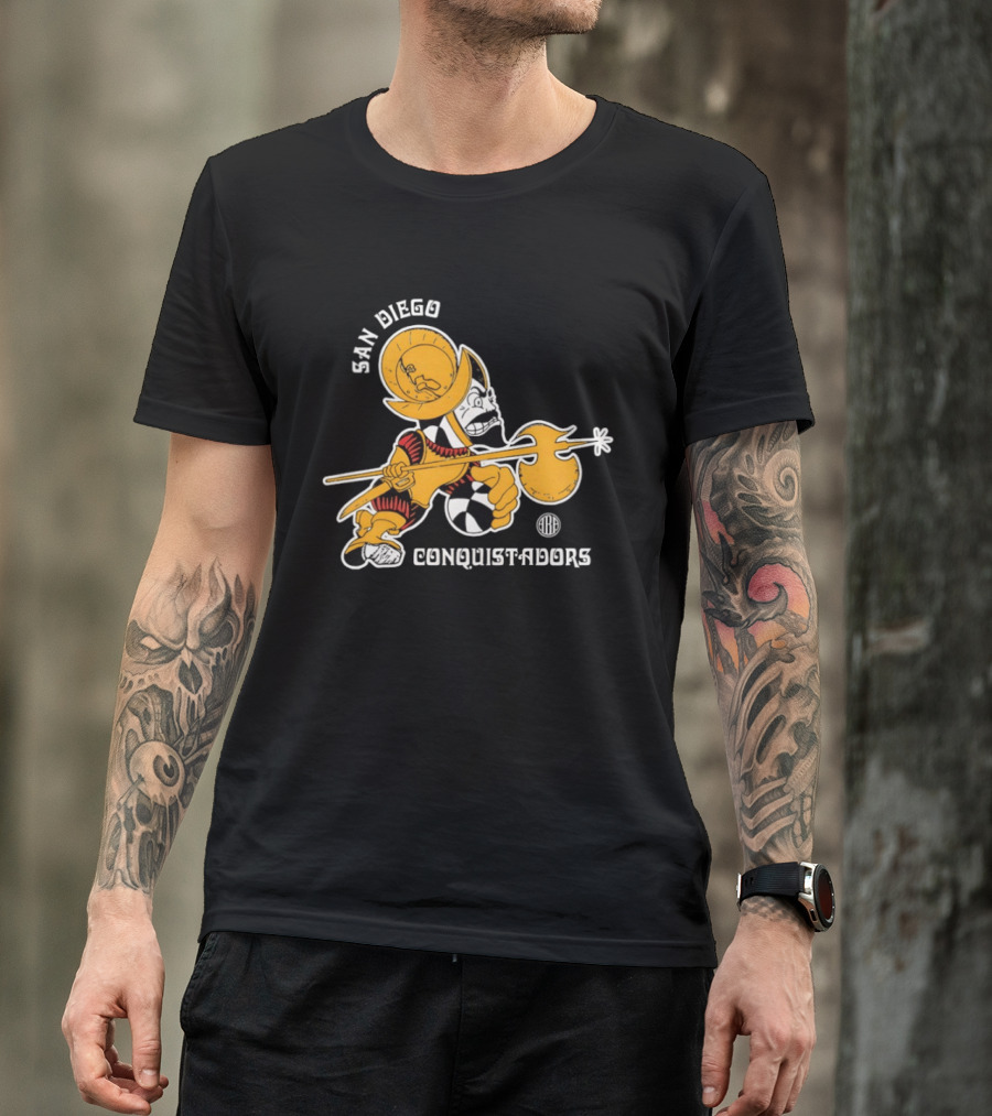 San Diego Conquistadors ABA Retro Basketball Team T-Shirt