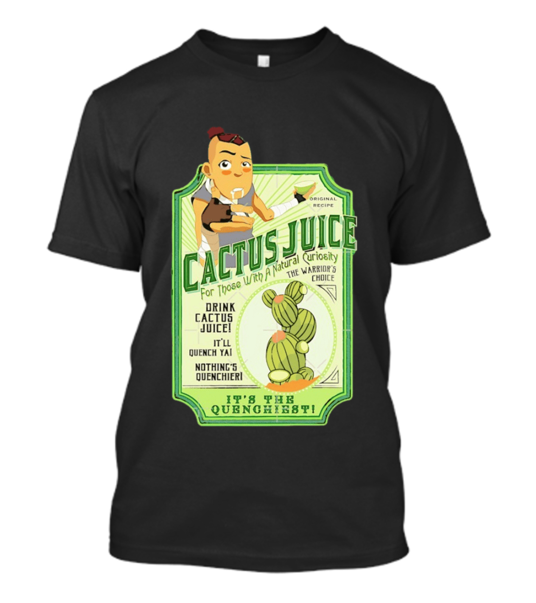 Sokka Cactus Juice It's The Quenchiest The Warrior's Choice Avatar T-Shirt