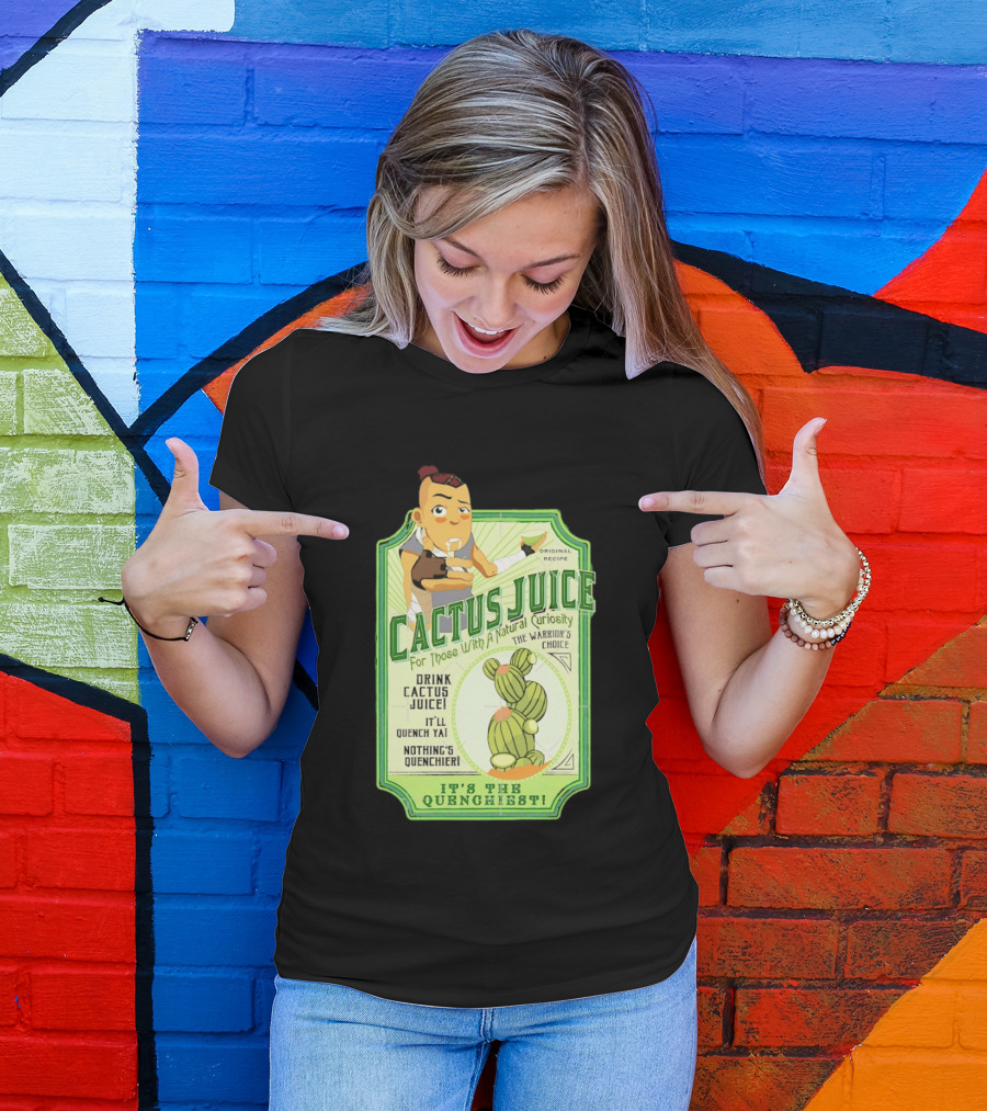 Sokka Cactus Juice It's The Quenchiest The Warrior's Choice Avatar T-Shirt