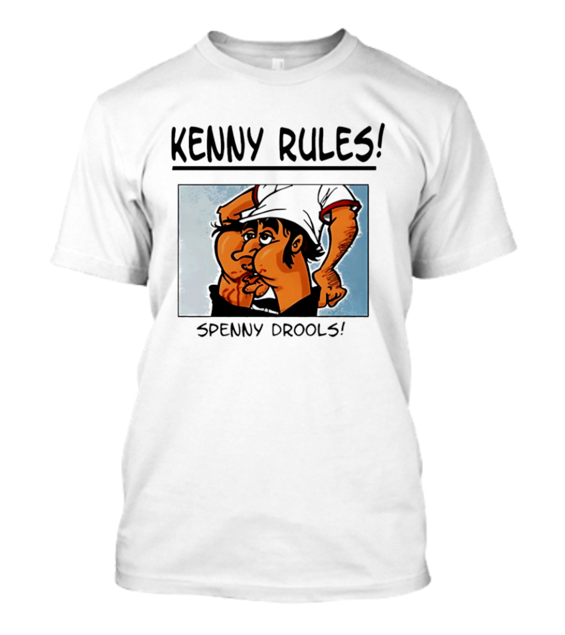 Kenny Rules Spenny Drools Cartoon Rivalry T-Shirt