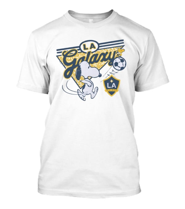 Peanuts Snoopy LA Galaxy Soccer Collaboration T-Shirt