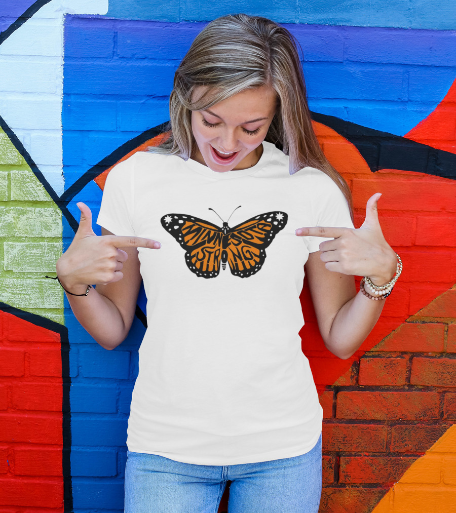 Minnesota Strong Monarch Butterfly Pride T-Shirt
