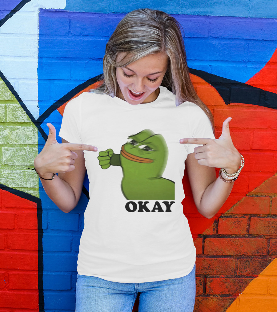 Okay Pepe Frog Punching Nazis Kid T-Shirt