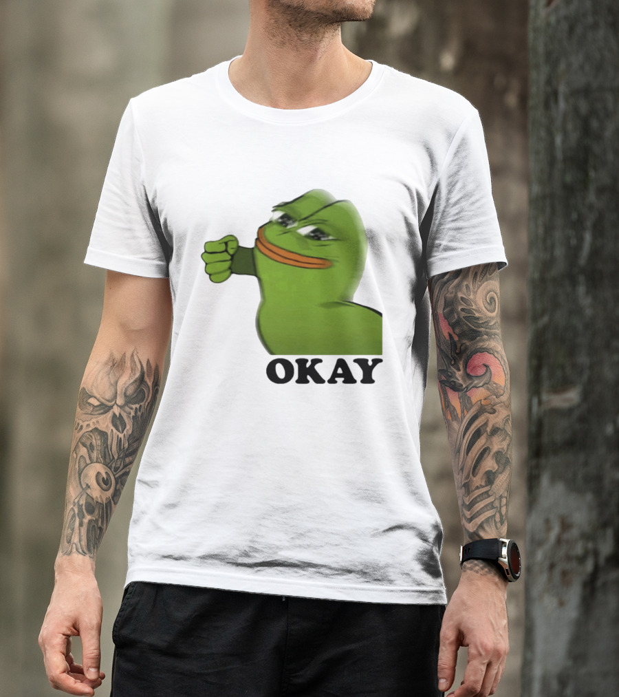Okay Pepe Frog Punching Nazis Kid T-Shirt