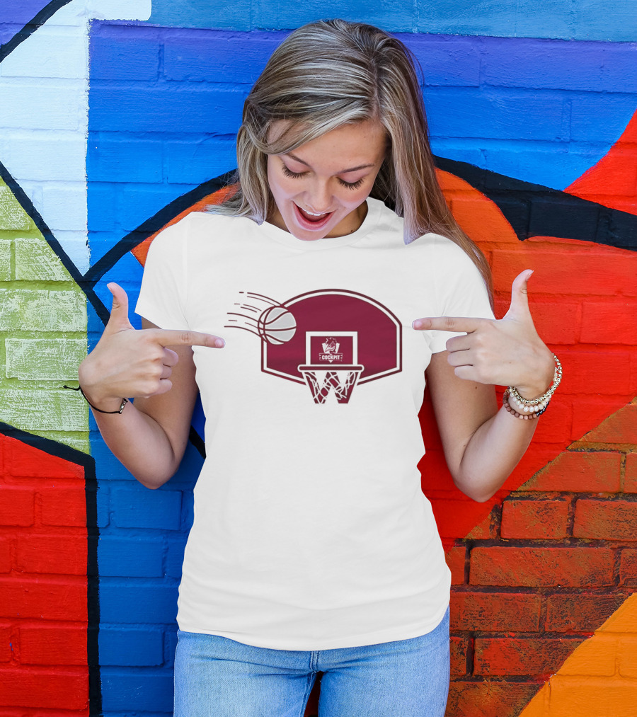 South Carolina Gamecocks Basketball Backboard Basketball Hoops T-Shirt
