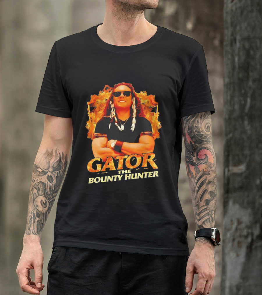 Gator The Bounty Hunter Flame T-Shirt