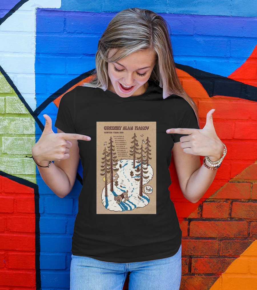 Gregory Alan Isakov Winter Tour 2026 New Orleans To Chicago Dates And Locations T-Shirt