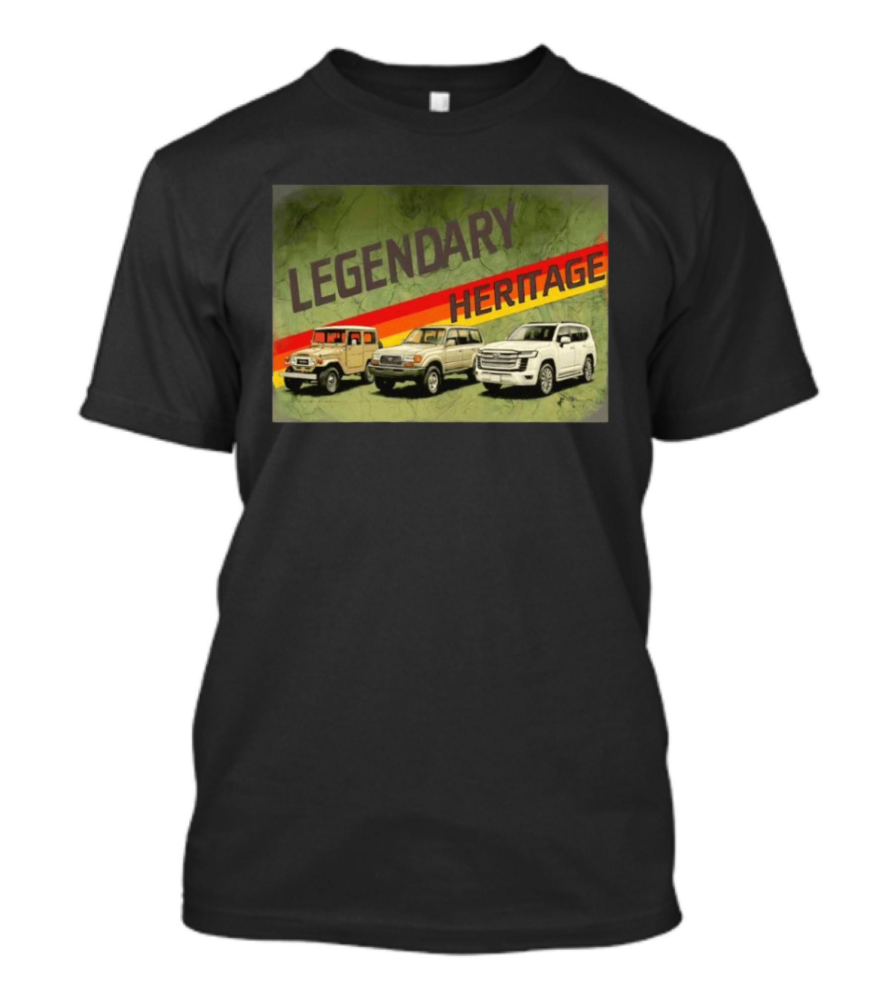 Legendary Heritage Classic And Modern SUV Evolution T-Shirt