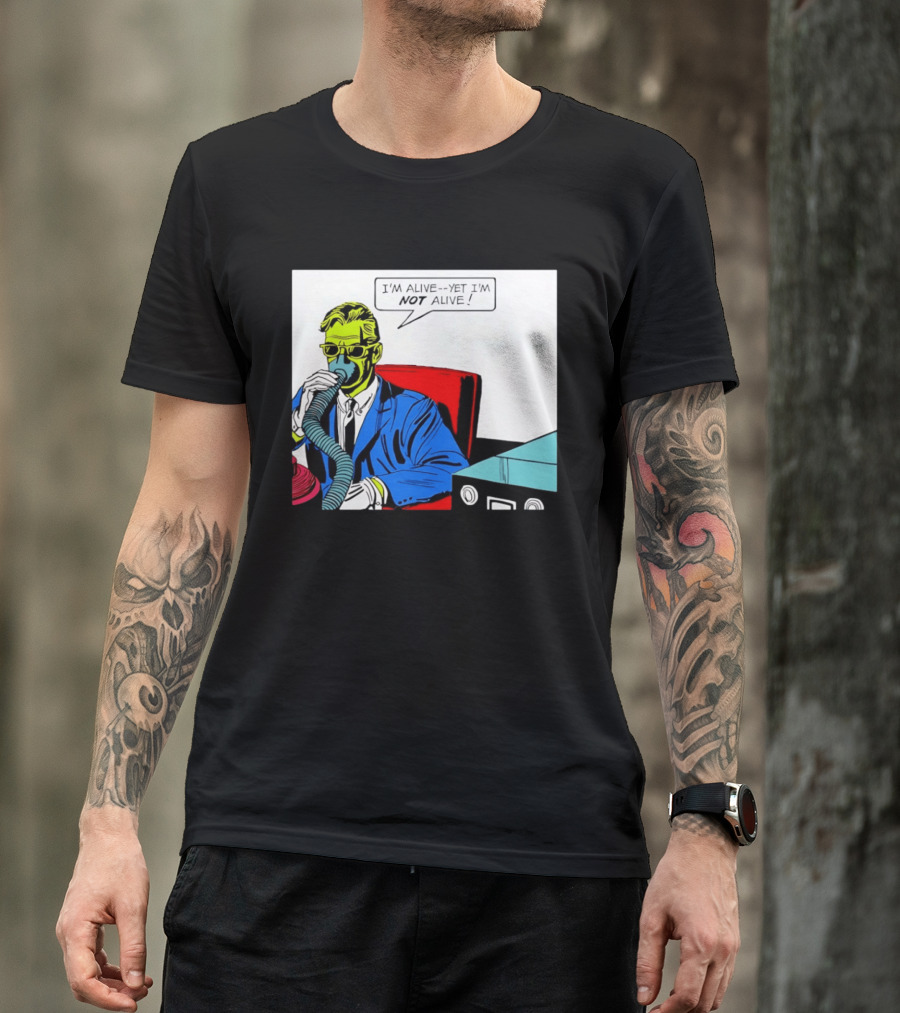 I'm Alive Yet I'm Not Alive Comic Pop Art Retro Bubble T-Shirt