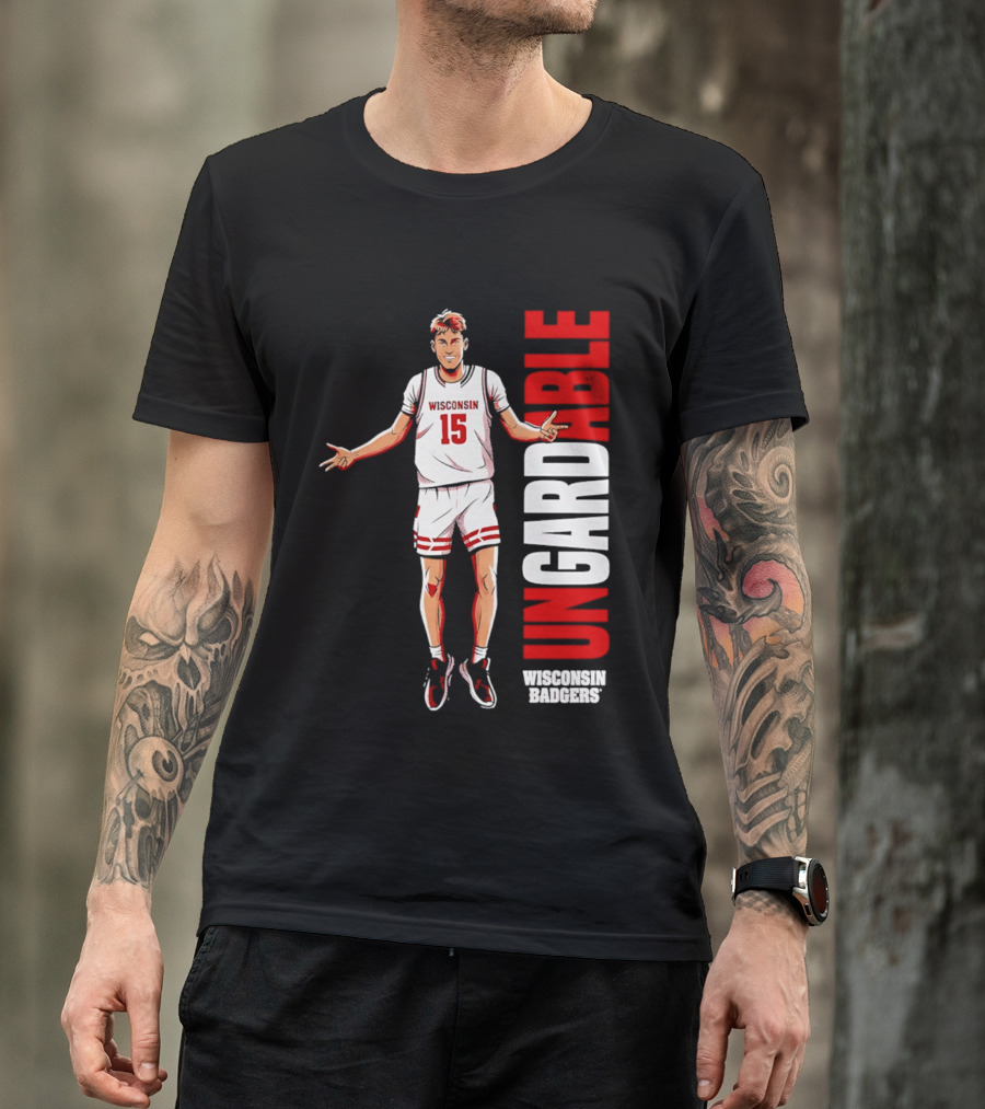 Isaac Gard Wisconsin Badgers Ungardable Basketball Player 15 T-Shirt