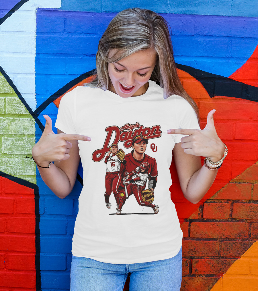 Abigale Dayton Oklahoma Softball NCAA Player OU T-Shirt