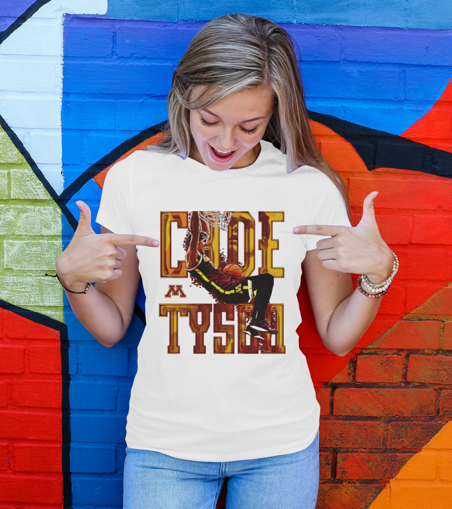 Cade Tyson Minnesota Basketball Dunk NCAA 2026 T-Shirt