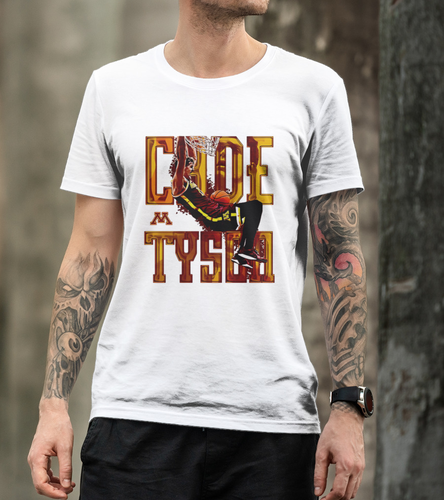 Cade Tyson Minnesota Basketball Dunk NCAA 2026 T-Shirt