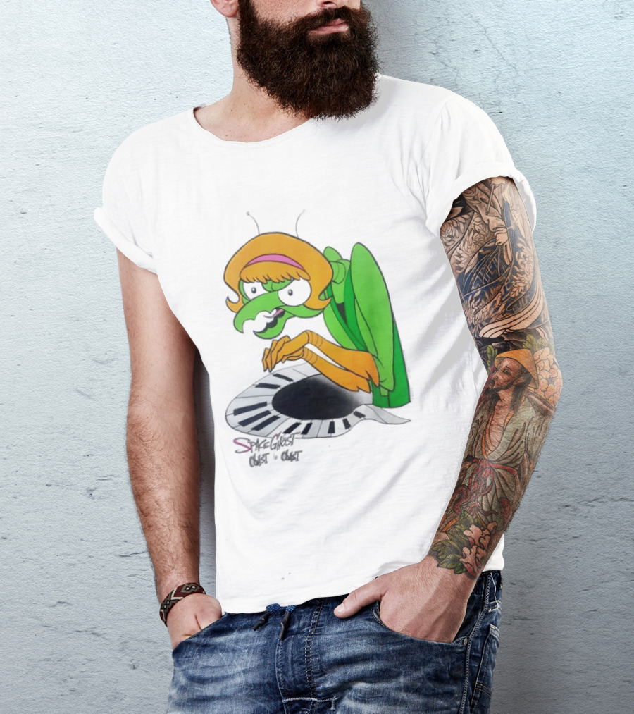 Space Ghost Coast To Coast Zorak Playing Piano T-Shirt