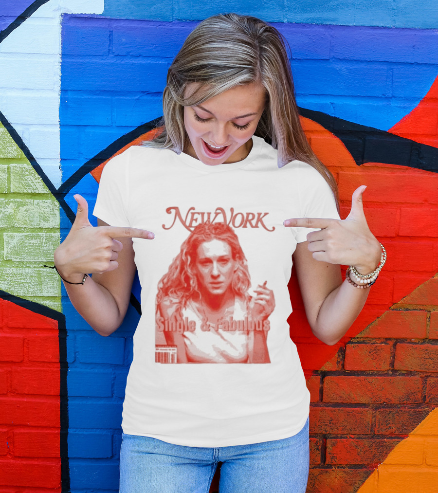New York Single And Fabulous Magazine Cover T-Shirt