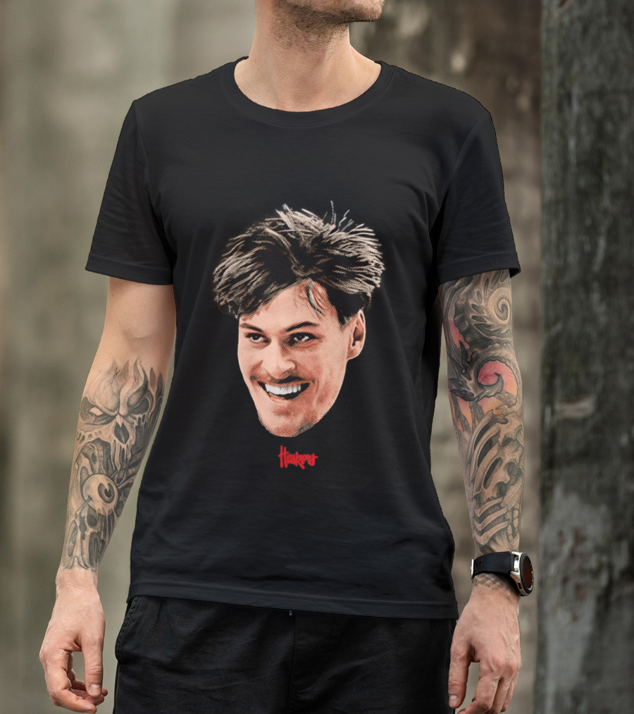 Braden Frager Huskers Big Head Nebraska Cornhuskers T-Shirt