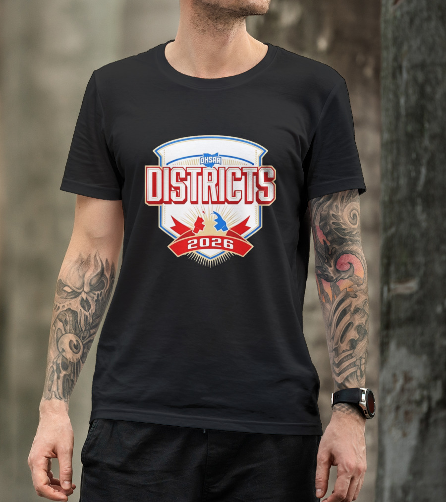 OHSAA 2026 Boys Wrestling Districts T-Shirt