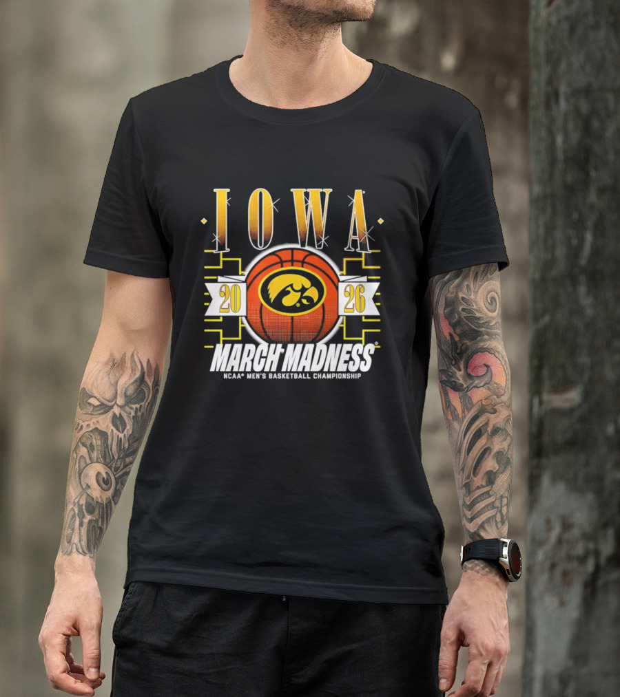 Iowa Hawkeyes 2026 NCAA Men's Basketball Championship March Madness T-Shirt