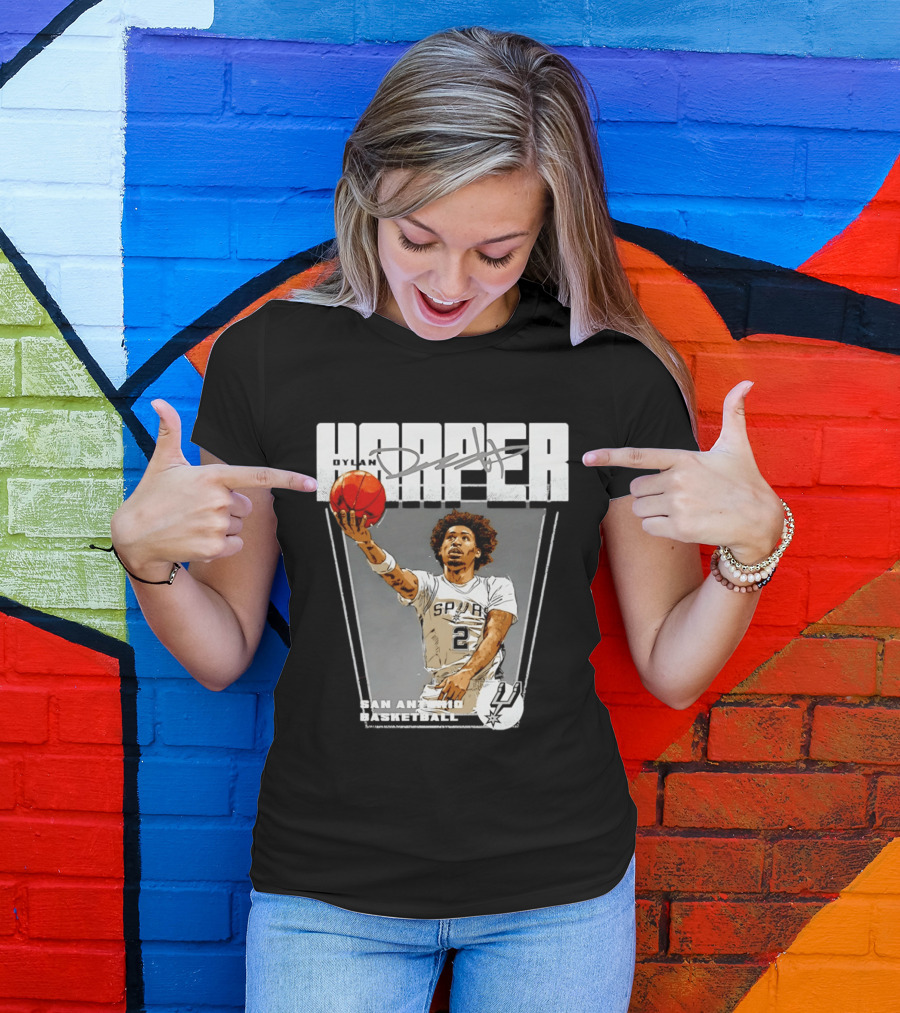 Dylan Harper San Antonio Spurs Basketball Premiere T-Shirt