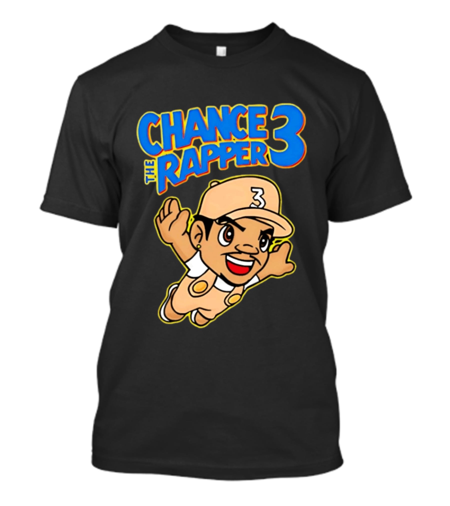 Chance The Rapper Super Mario 3 Character Mashup T-Shirt