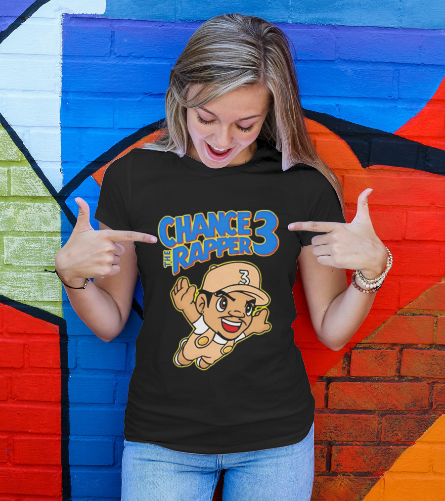 Chance The Rapper Super Mario 3 Character Mashup T-Shirt