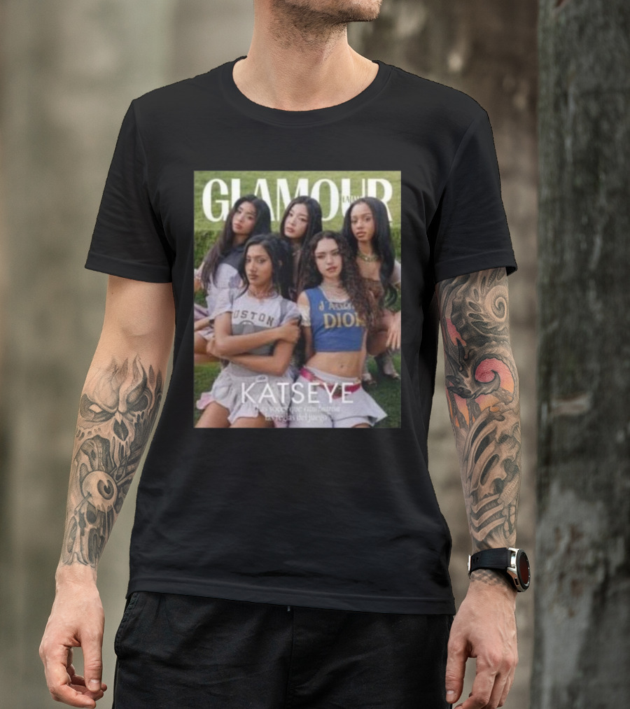 Glamour Latinoamérica Katseye Dior Boston Style Cover T-Shirt