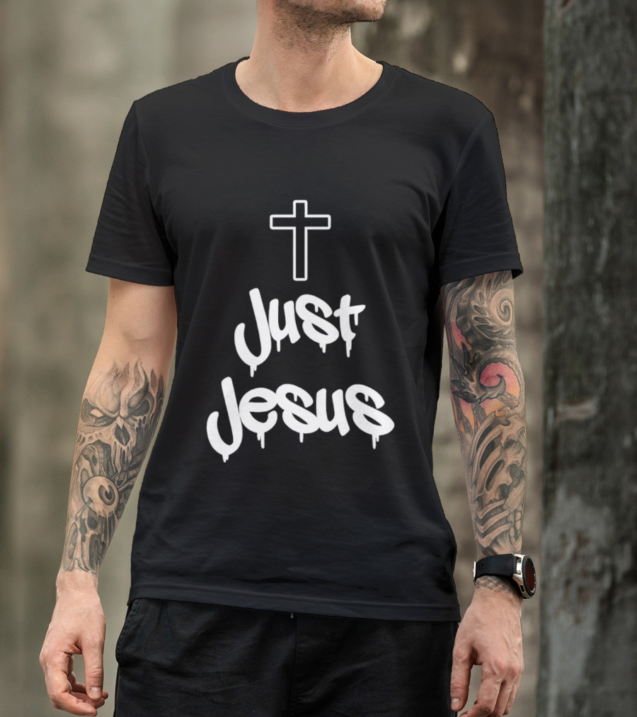 Charles Kiely Just Jesus Cross T-Shirt