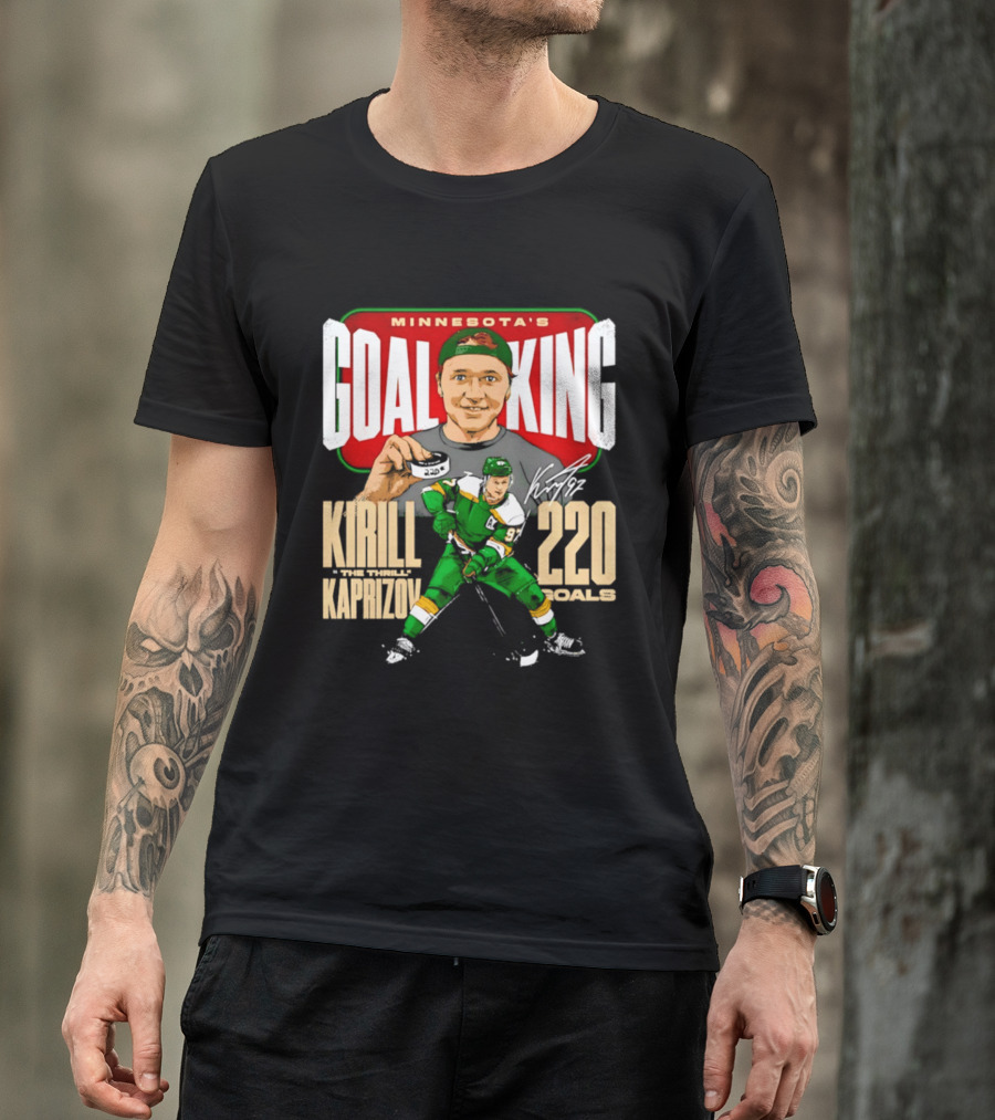 Minnesota's Goal King Kirill Kaprizov 220 Goals T-Shirt