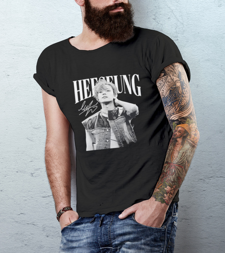 Heeseung Signature Denim T-Shirt