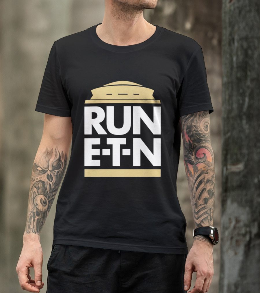 New Orleans Saints Run ETN Stadium Motif T-Shirt