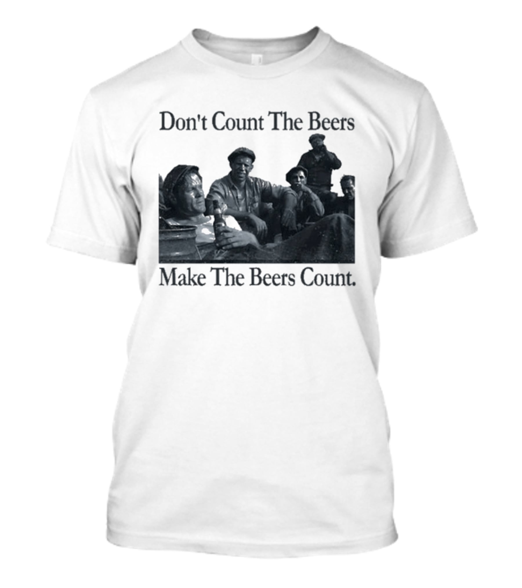 Don't Count The Beers Make The Beers Count Bohemian Classic Scene T-Shirt