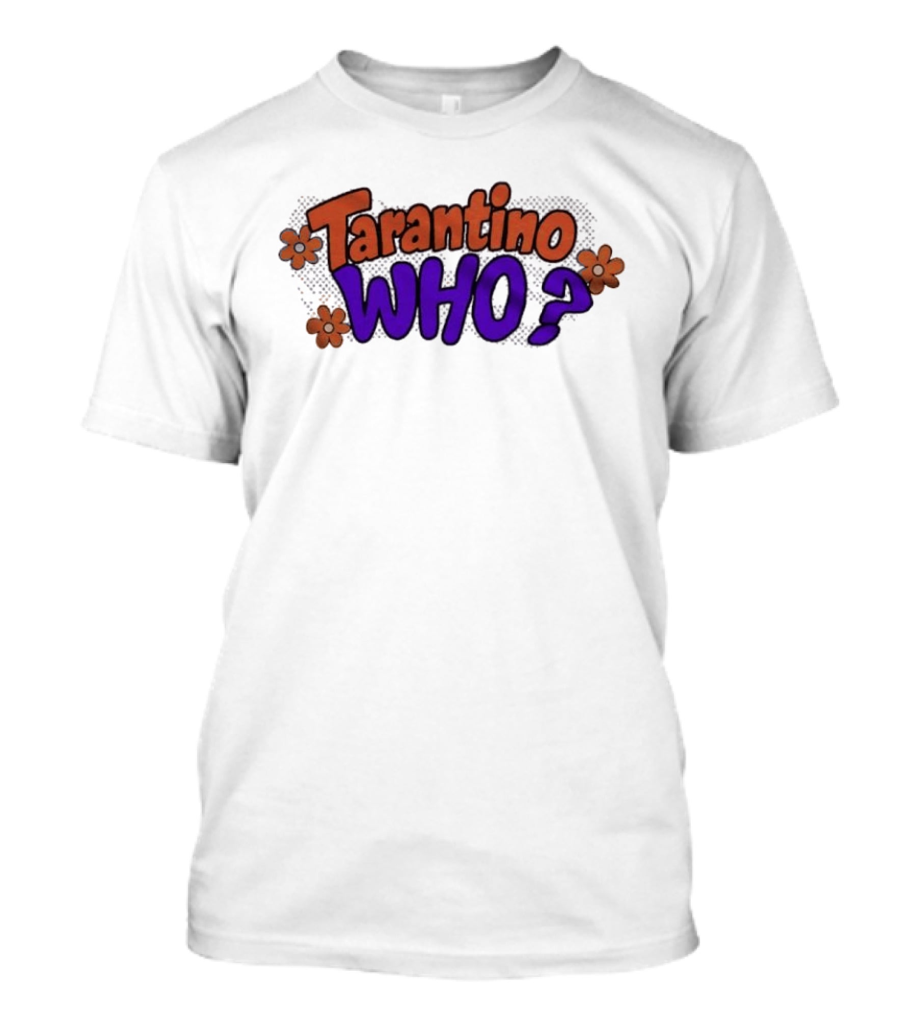 Tarantino Who Retro Groovy Flowers T-Shirt