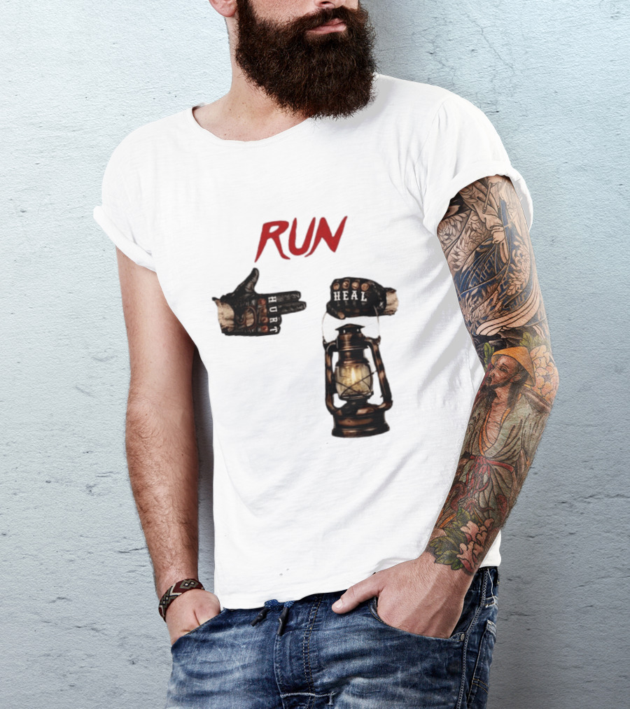RUN Bray Wyatt Hurt Heal Lantern Mashup T-Shirt