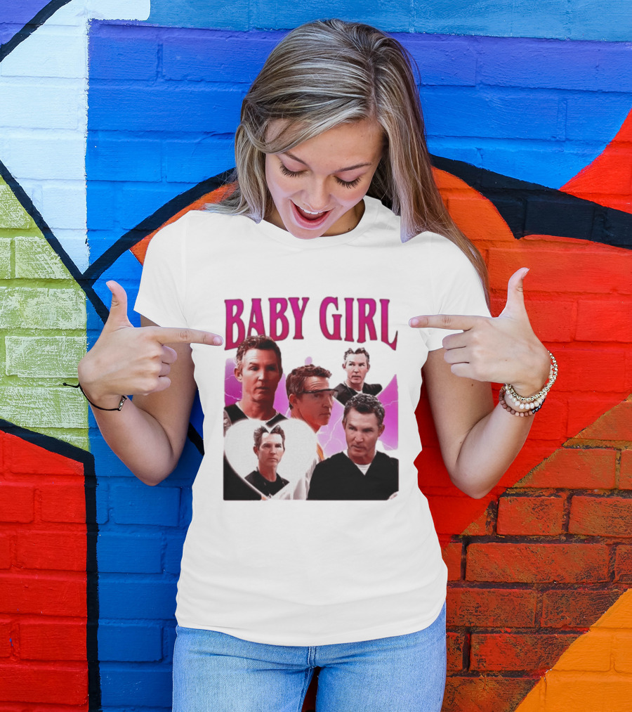 BABY GIRL Dr. Jack Abbot Collage Fashion Trend T-Shirt