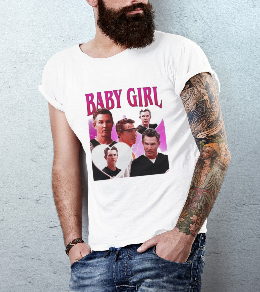 BABY GIRL Dr. Jack Abbot Collage Fashion Trend T-Shirt