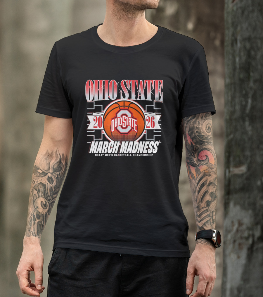 Ohio State Buckeyes 2026 March Madness NCAA Men's Basketball Championship T-Shirt